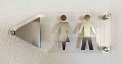 WC Schilder/ Damen und Herren