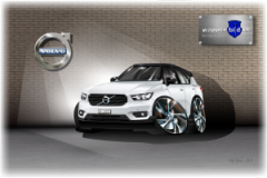 Karikatur Volvo CX40 T5